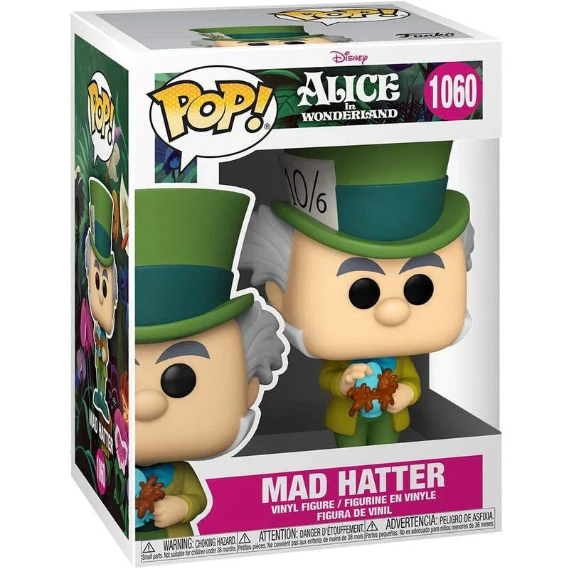 Funko Pop! Disney Alice in Wonderland Mad Hatter 70th - Figura da Collezione Vinyl Nerdscape