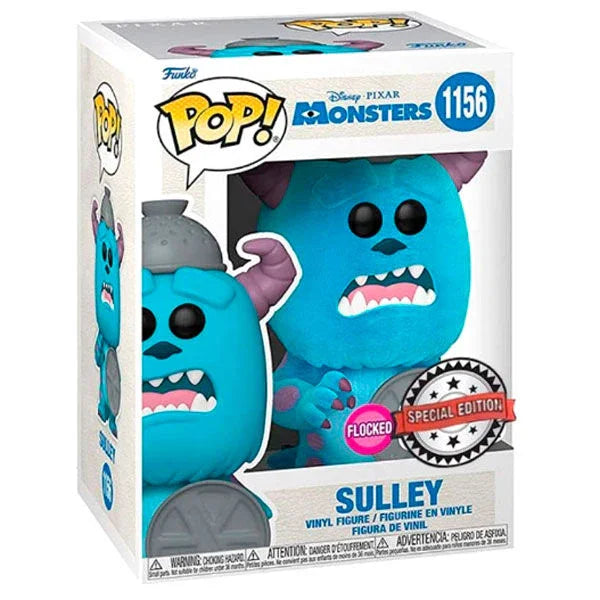 POP figure Disney Monsters Inc 20th Sulley Flocked Exclusive Nerdscape