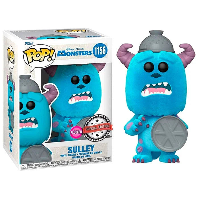 POP figure Disney Monsters Inc 20th Sulley Flocked Exclusive Nerdscape
