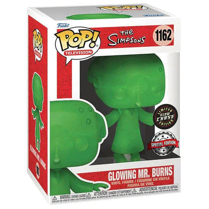 POP figure Simpsons Glowing Mr.Burns Exclusive Chase Nerdscape