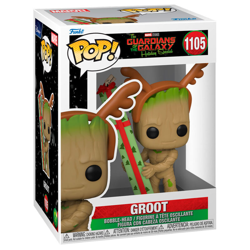 Funko Pop! Marvel Guardians of the Galaxy Groot - Figura da Collezione Vinyl Nerdscape