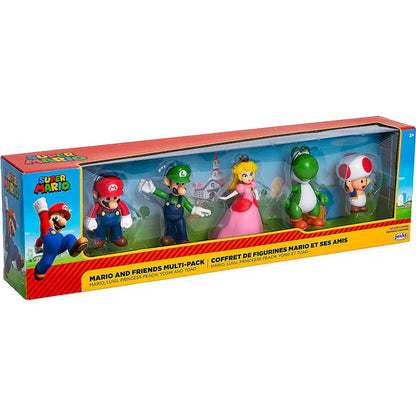 Nintendo Super Mario set 5 figures 6cm Nerdscape