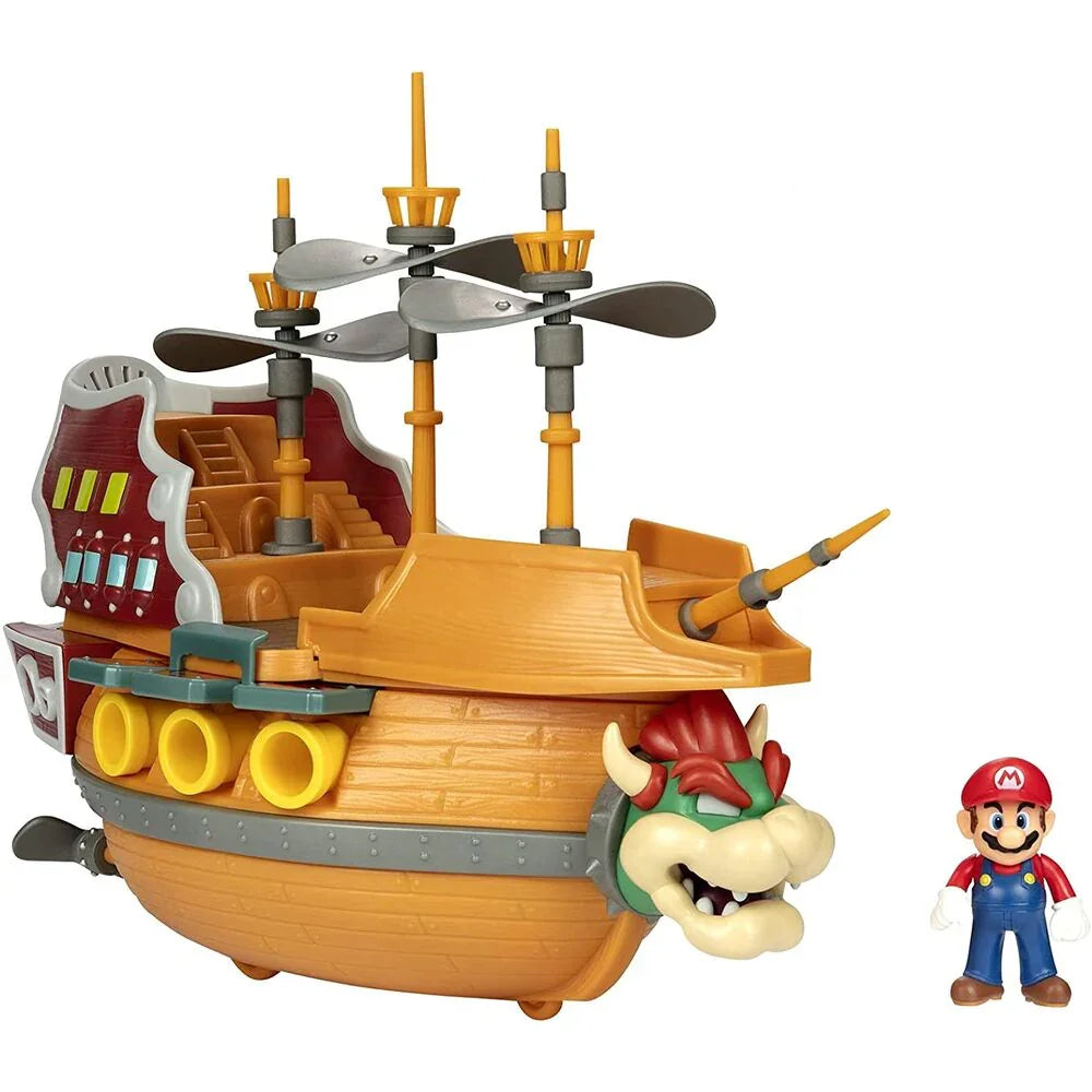 Nintendo Super Mario Deluxe Aeronave Bowser playset Nerdscape