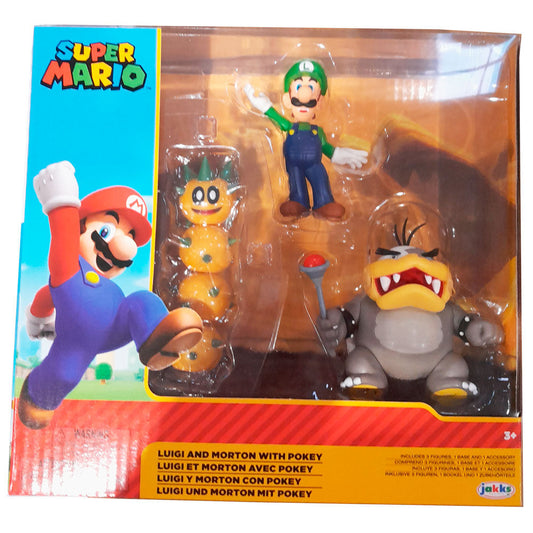 Funko Pop! Luigi e Morton Koopa Super Mario Bros - Figura da Collezione 6,5cm Nerdscape