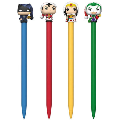 DC Comics Holiday Super Heroes Toppers Pen - Nerdscape Nerdscape