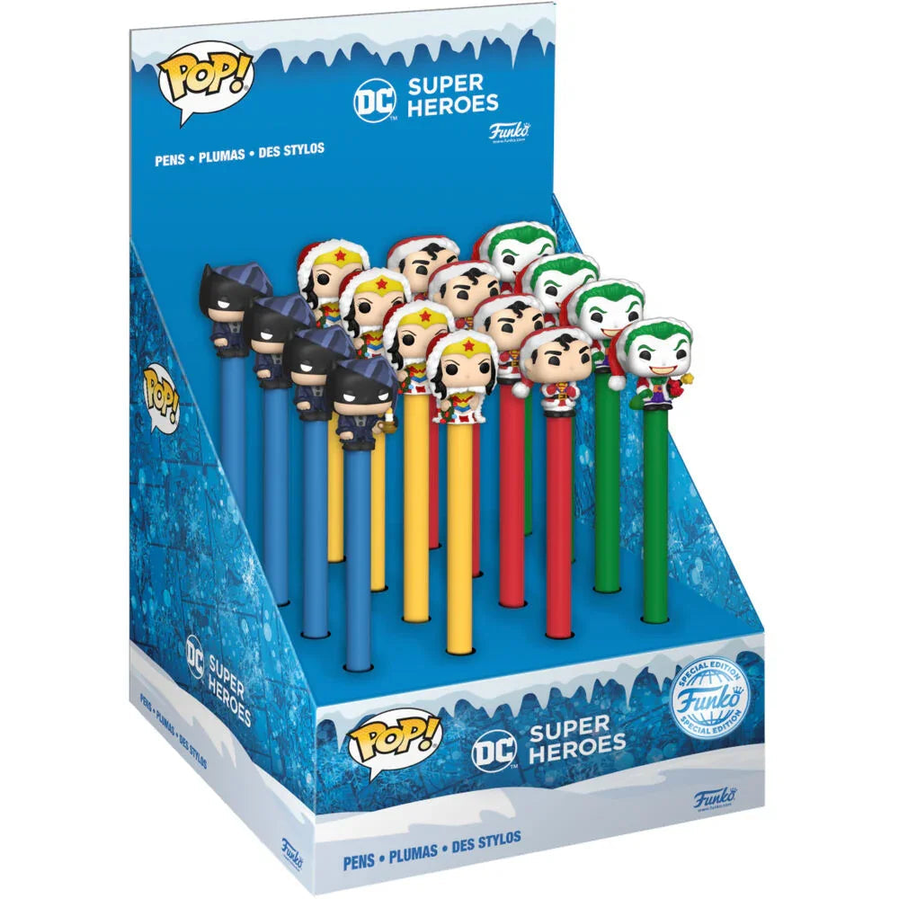 DC Comics Holiday Super Heroes Toppers Pen - Nerdscape Nerdscape