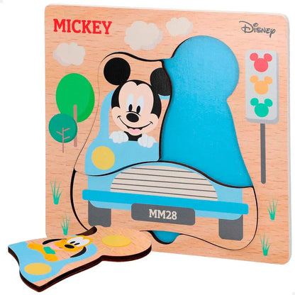 Disney Mickey Minnie Wooden Puzzle - Nerdscape Nerdscape