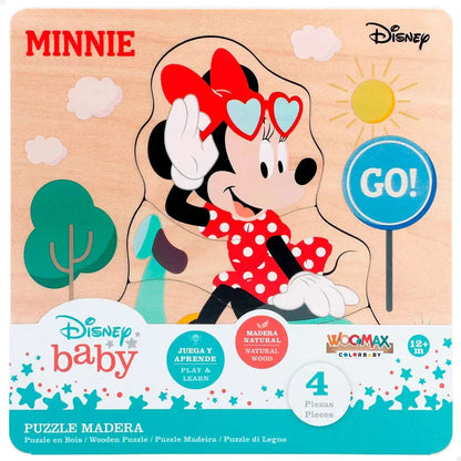 Disney Mickey Minnie Wooden Puzzle - Nerdscape Nerdscape