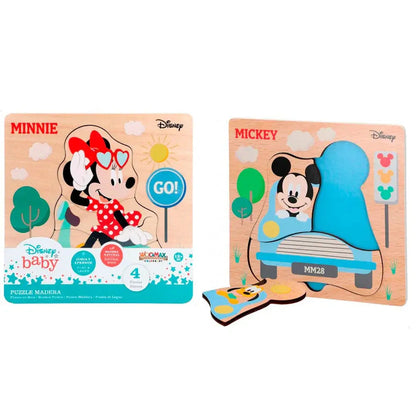 Disney Mickey Minnie Wooden Puzzle - Nerdscape Nerdscape