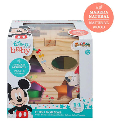 Disney Mickey Minnie wooden cube forms Nerdscape