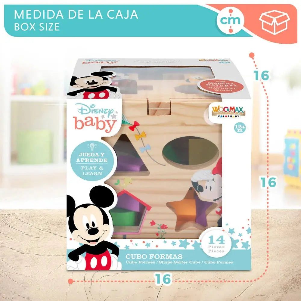 Disney Mickey Minnie wooden cube forms Nerdscape