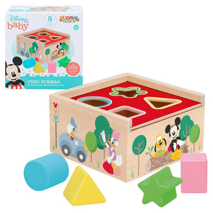 Disney Mickey Minnie wooden cube forms Nerdscape