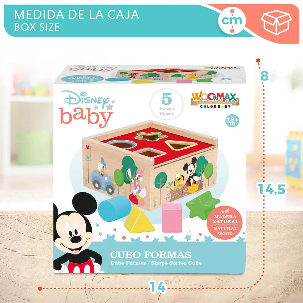 Disney Mickey Minnie wooden cube forms Nerdscape