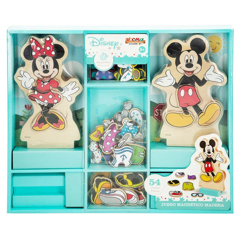 Disney Minnie dresses wooden magnetic set Nerdscape