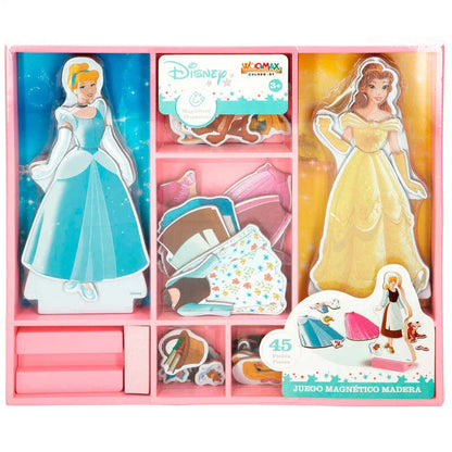 Disney Princess dresses wooden magnetic set Nerdscape