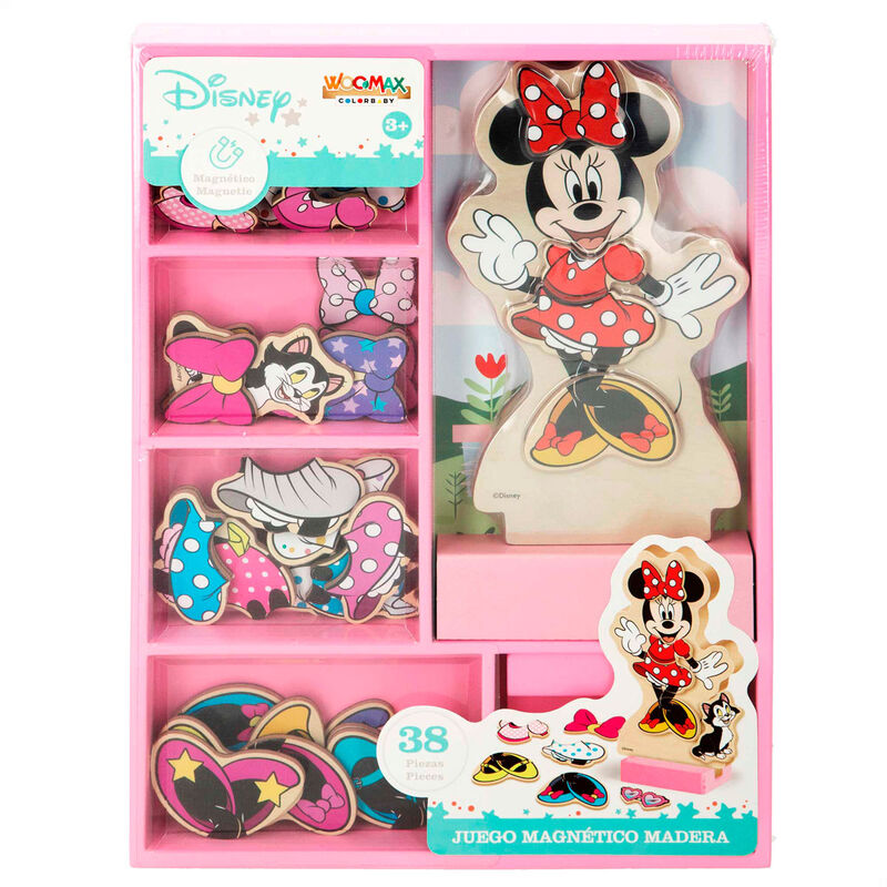 Disney Minnie dresses wooden magnetic set Nerdscape