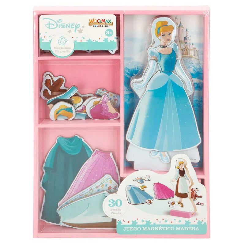 Disney Cinderella dresses wooden magnetic set Nerdscape