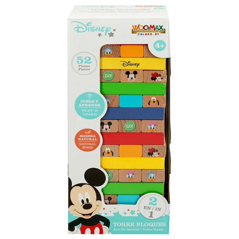 Disney blocks tower + domino wooden set Nerdscape