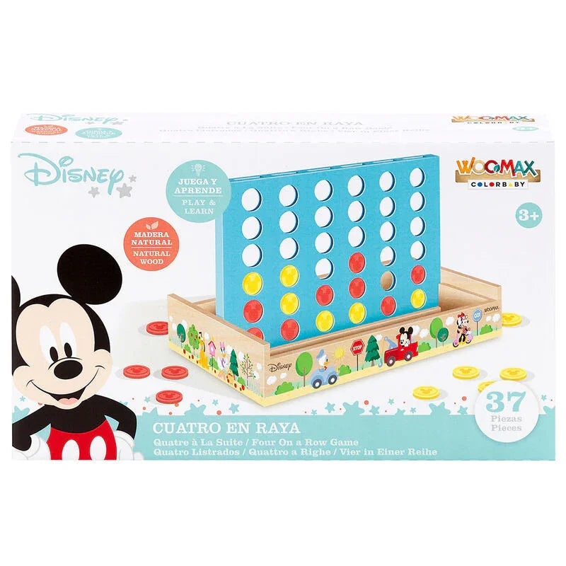 Disney Four in a Row wooden game Nerdscape