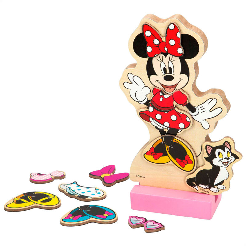 Disney Minnie dresses wooden magnetic set Nerdscape