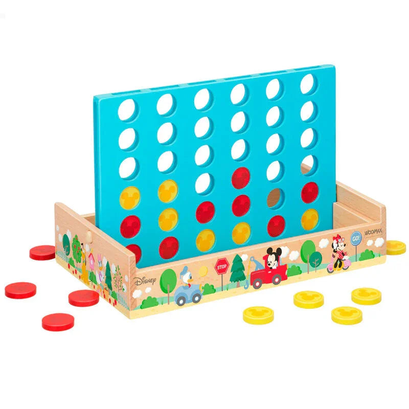 Disney Four in a Row wooden game Nerdscape
