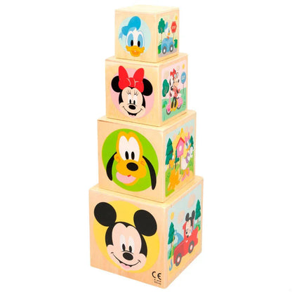 Disney wooden cubes tower Nerdscape