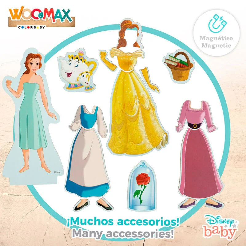 Disney Princess dresses wooden magnetic set Nerdscape