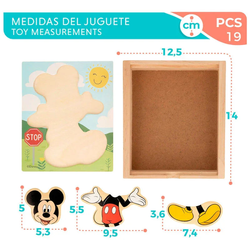 Disney Mickey wooden puzzle Nerdscape