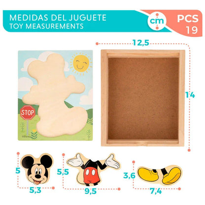 Disney Mickey wooden puzzle Nerdscape