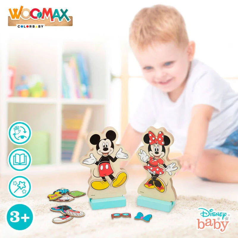 Disney Minnie dresses wooden magnetic set Nerdscape