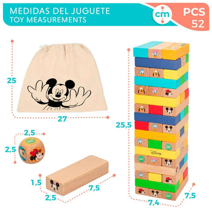 Disney blocks tower + domino wooden set Nerdscape