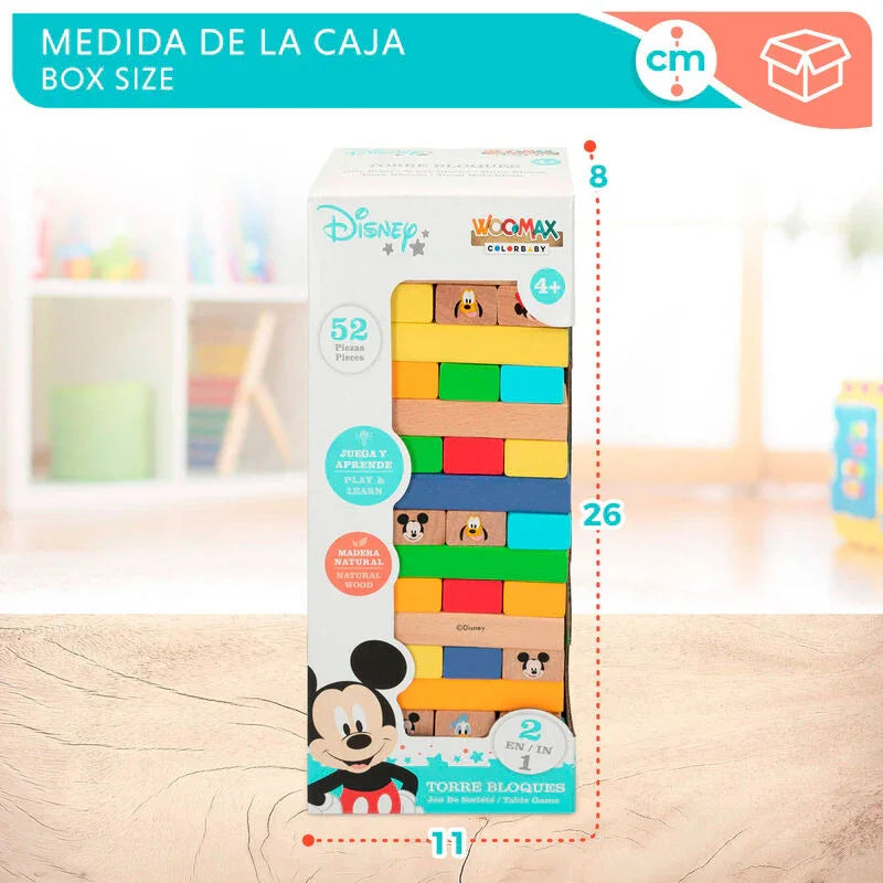 Disney blocks tower + domino wooden set Nerdscape
