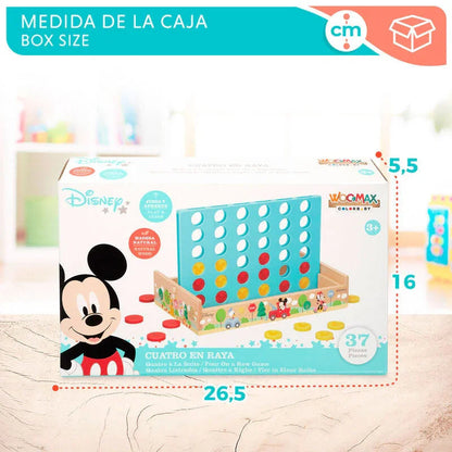 Disney Four in a Row wooden game Nerdscape