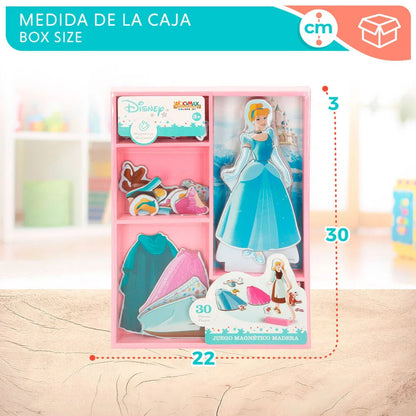 Disney Cinderella dresses wooden magnetic set Nerdscape