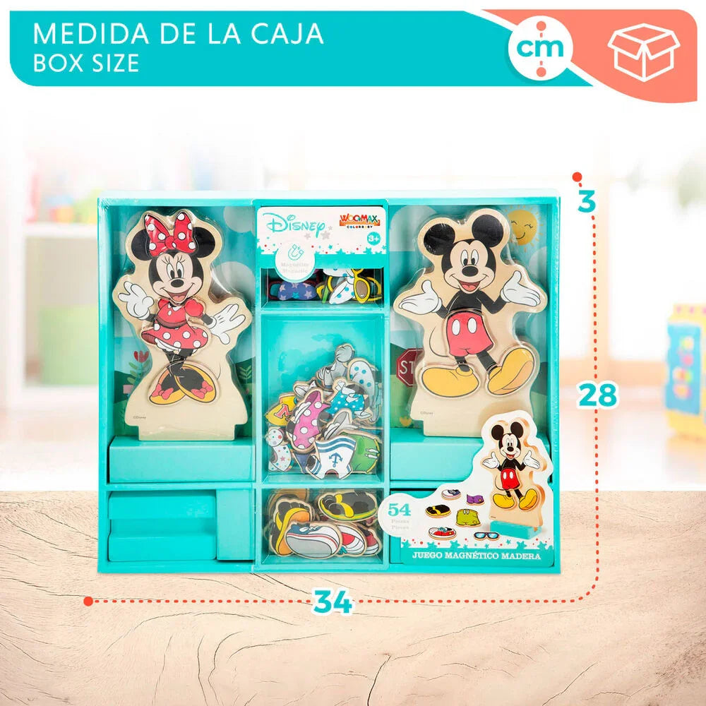 Disney Minnie dresses wooden magnetic set Nerdscape