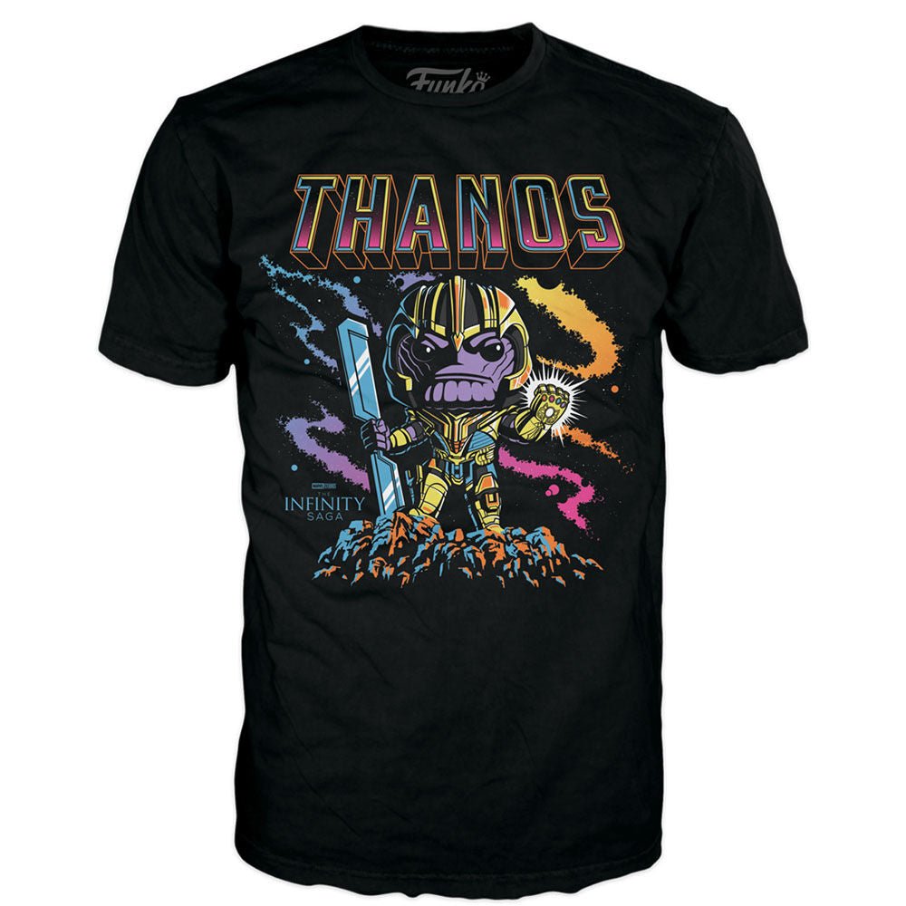 Set figure POP & Tee Marvel Infinity Saga Thanos Exclusive - Nerdscape