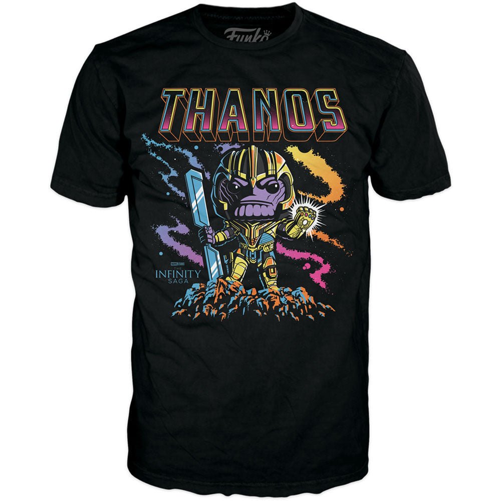 Set figure POP & Tee Marvel Infinity Saga Thanos Exclusive - Nerdscape