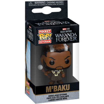 Pocket POP Keychain Marvel Black Panther Wakanda Forever M Baku - Nerdscape