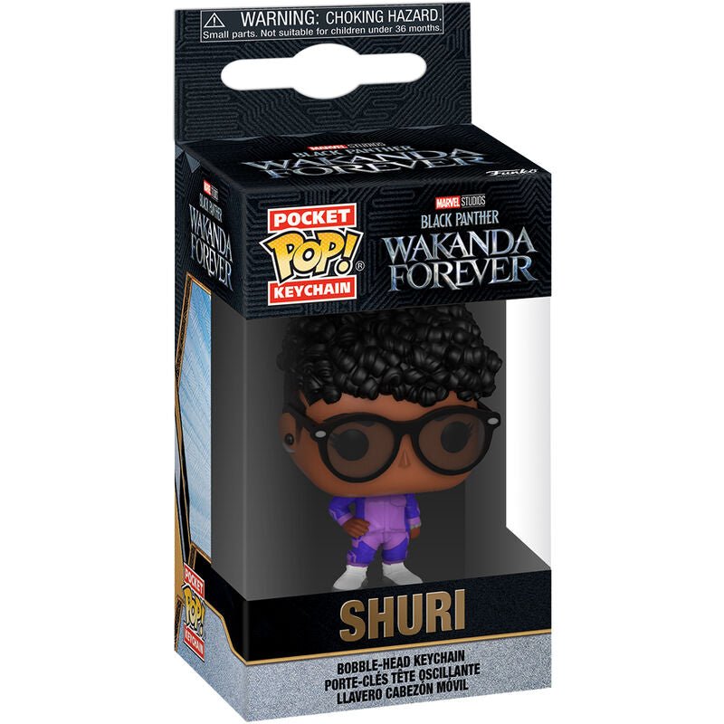 Pocket POP Keychain Marvel Black Panther Wakanda Forever Shuri - Nerdscape