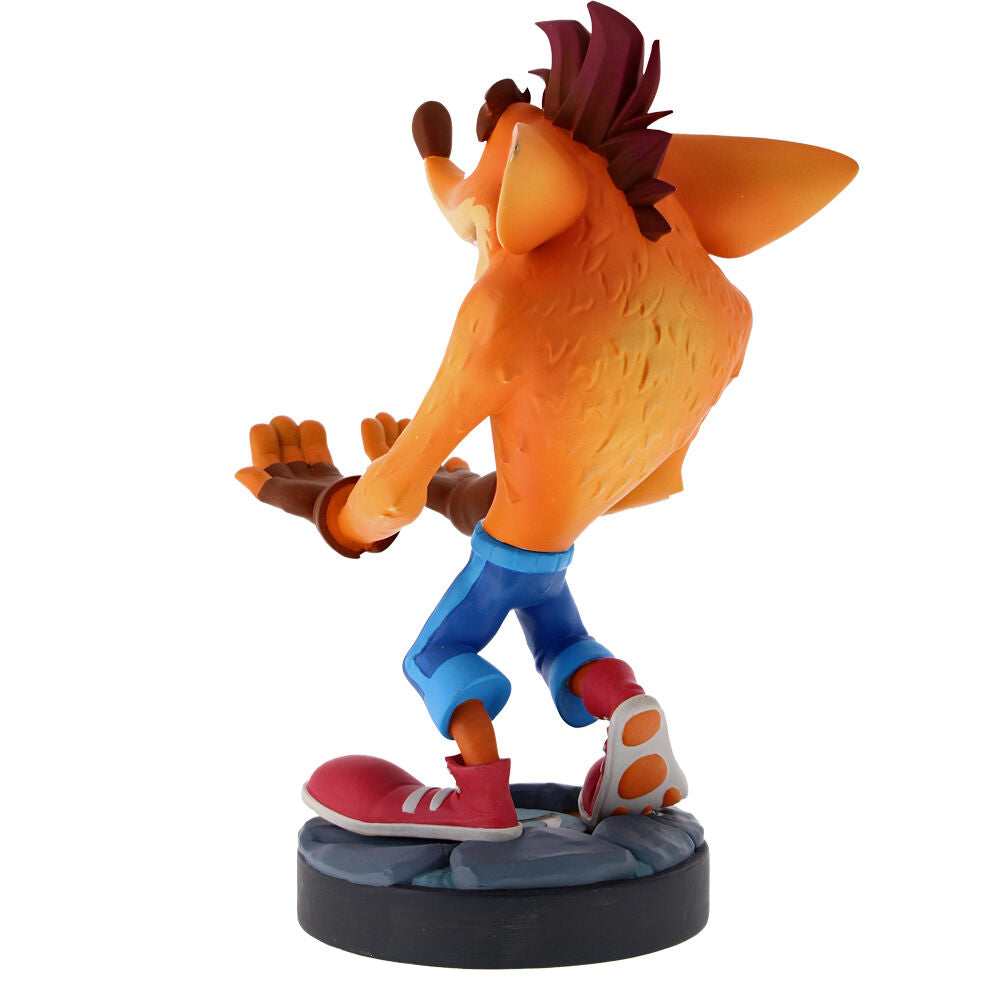 Crash Bandicoot figure clamping bracket Cable guy 21cm Nerdscape