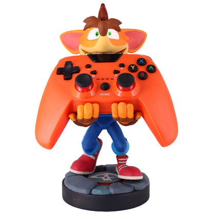 Crash Bandicoot figure clamping bracket Cable guy 21cm Nerdscape