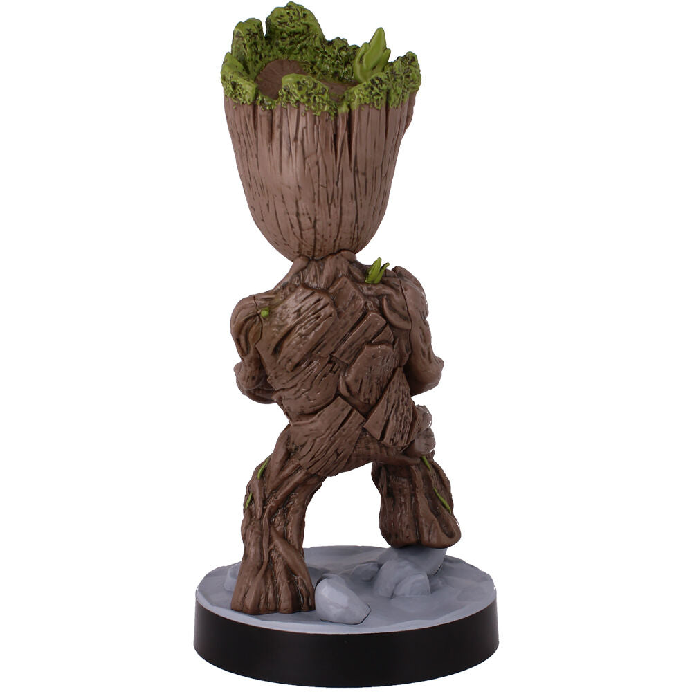 Marvel Guardians of the Galaxy Groot figure clamping bracket Cable guy 21cm Nerdscape