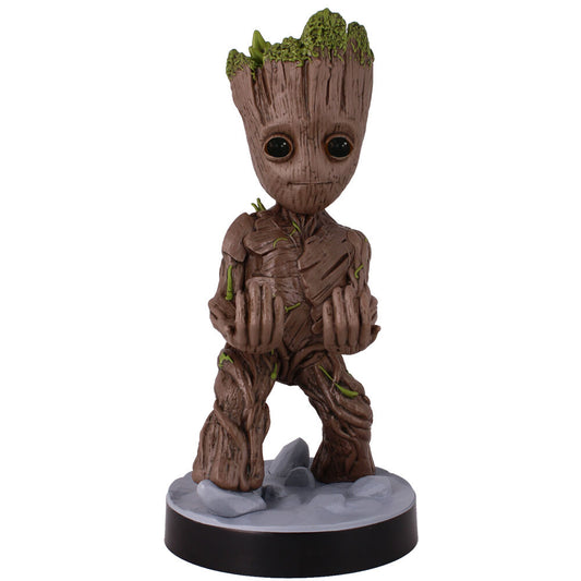 Support de fixation pour figurine Groot des Gardiens de la Galaxie de Marvel, modèle Cable Guy, 21 cm