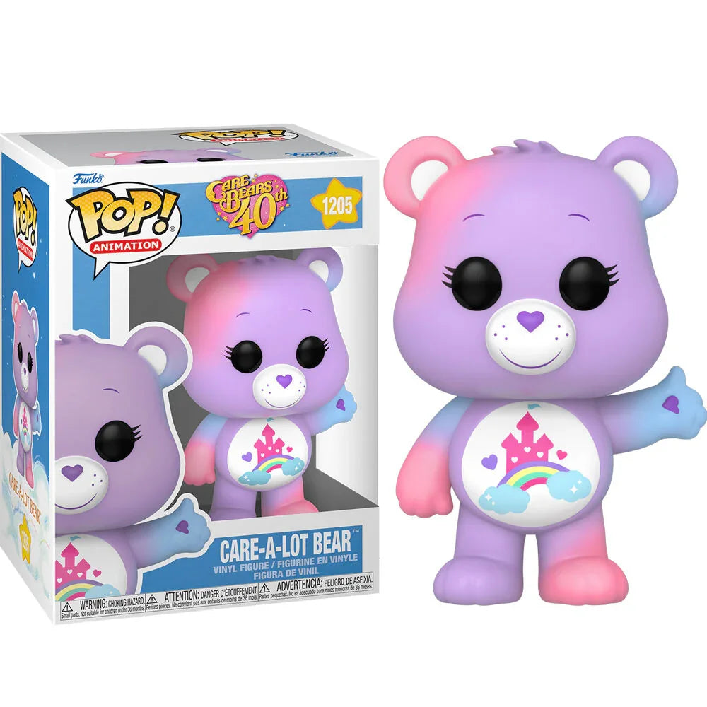 Funko Pop! Care Bears Care a Lot Bear 40th Anniversary - Figura da Collezione Vinyl Nerdscape