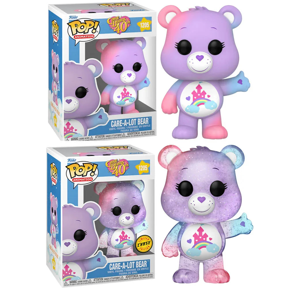 Funko Pop! Care Bears Care a Lot Bear 40th Anniversary - Figura da Collezione Vinyl Nerdscape