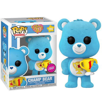 Funko Pop! Care Bears Champ Bear 5 + 1 Chase - Figura da Collezione Vinyl Nerdscape