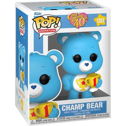 Funko Pop! Care Bears Champ Bear 5 + 1 Chase - Figura da Collezione Vinyl Nerdscape