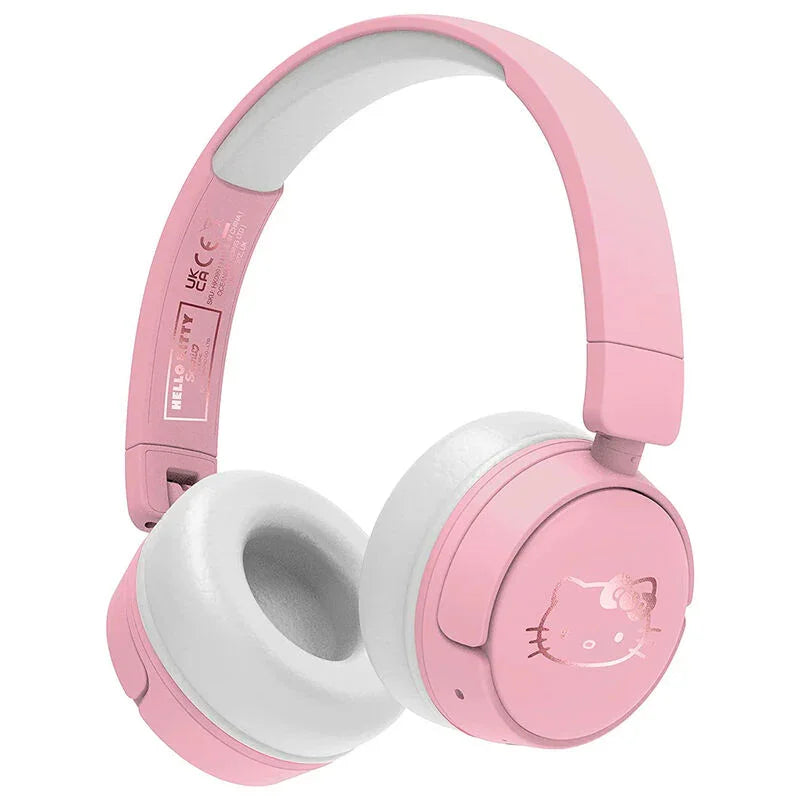 Hello Kitty Rose Gold wireless kids headphones Nerdscape