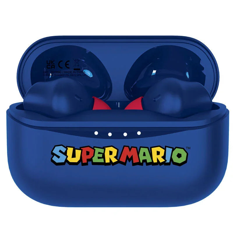 Nintendo Super Mario Blue earpods Nerdscape