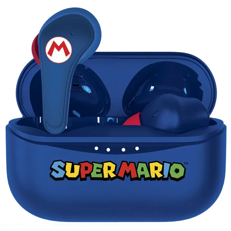 Nintendo Super Mario Blue earpods Nerdscape